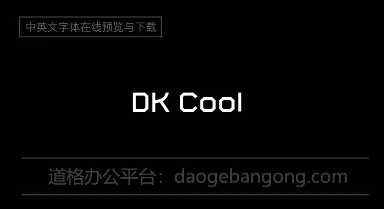 DK Cool Daddy Outline Font