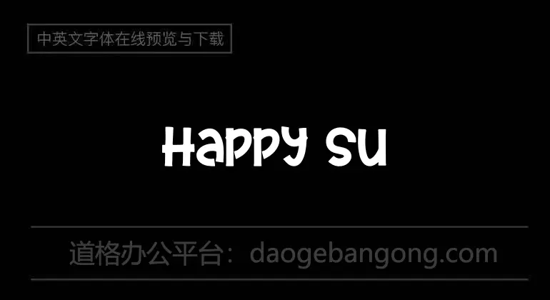 Happy Sushi Font