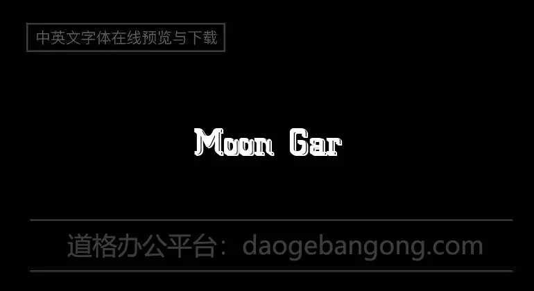 Moon Garden Font