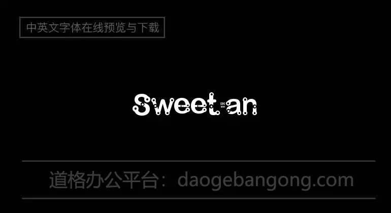 Sweet and Candy Font