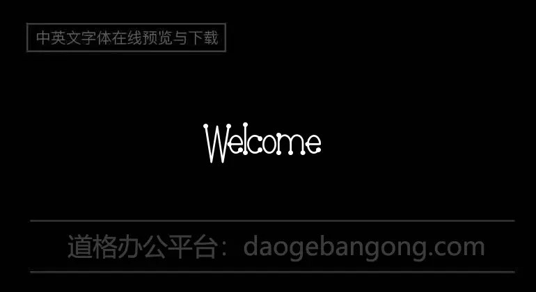 Welcome To Planet Earth Font