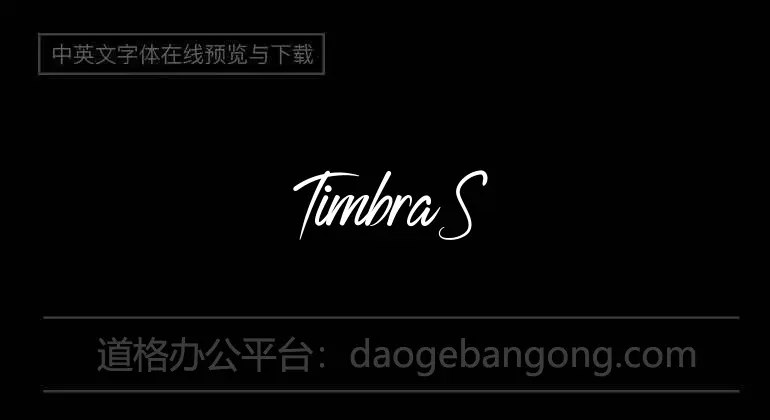 Timbra Sans Font