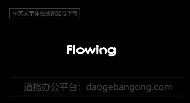 Flowing Flowers Font