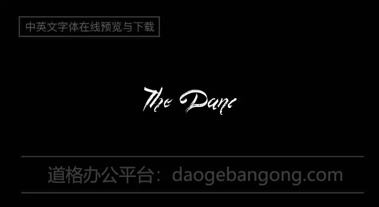 The Dance Signature Font