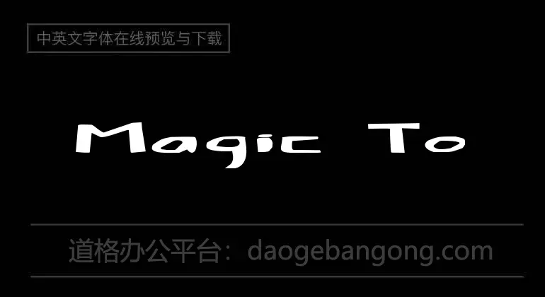 Magic Touch Font