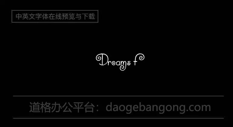 Dreams Font