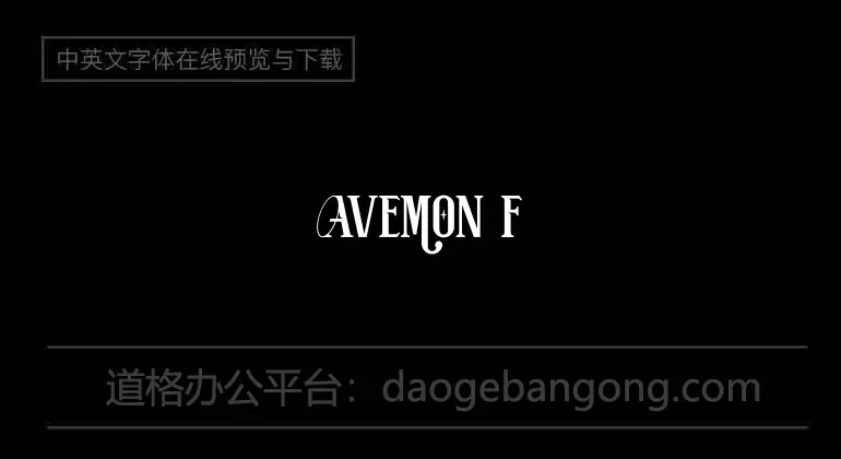 AVEMON Font