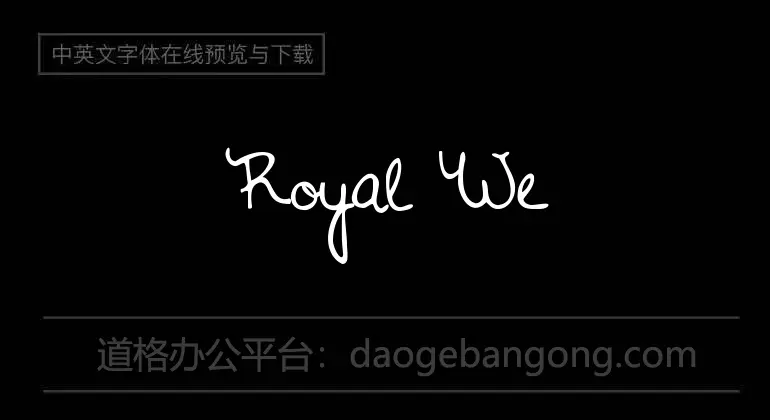 Royal Wedding Font
