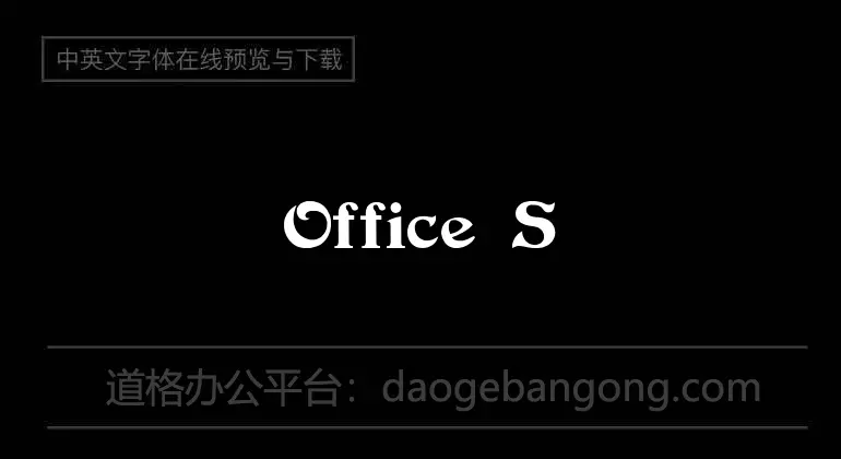 Office Square Font