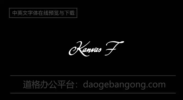 Kanvas Font