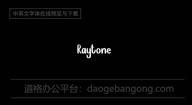 Raytone Font