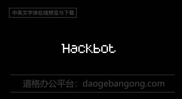 Hackbot Font