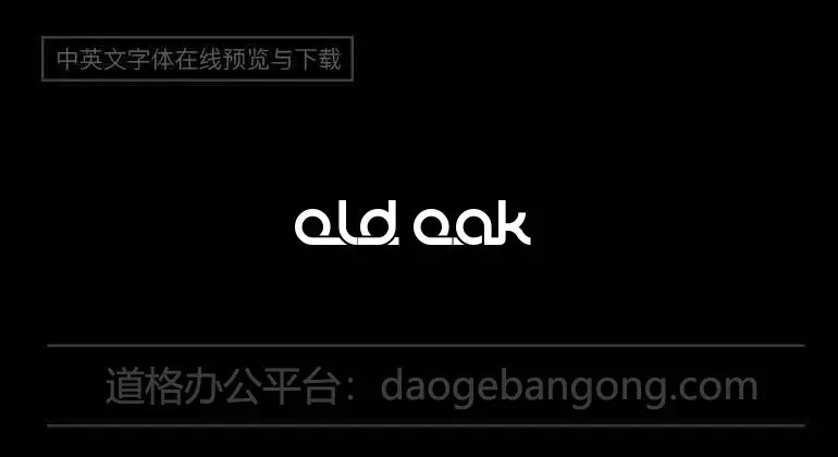 Old Oak Font