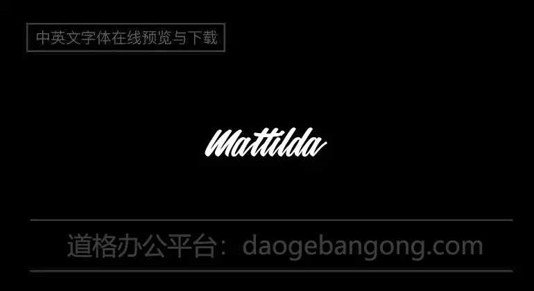 Mattilda Font