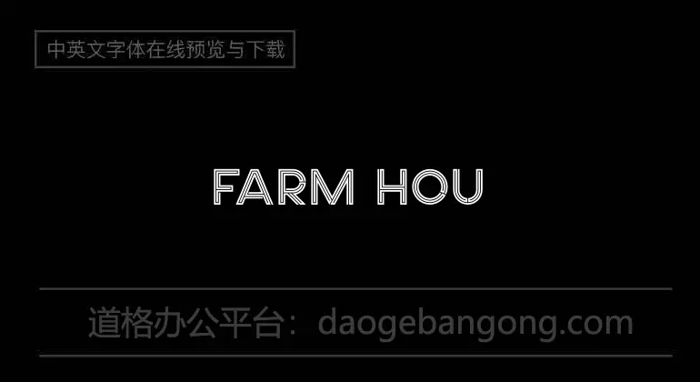 Farm House Font