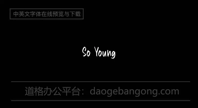 So Young Font