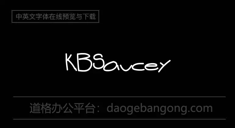 KBSauceylady Font