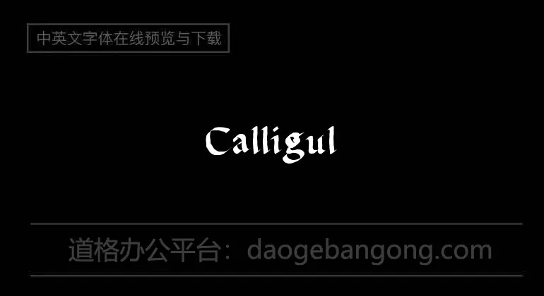 Calligula Font