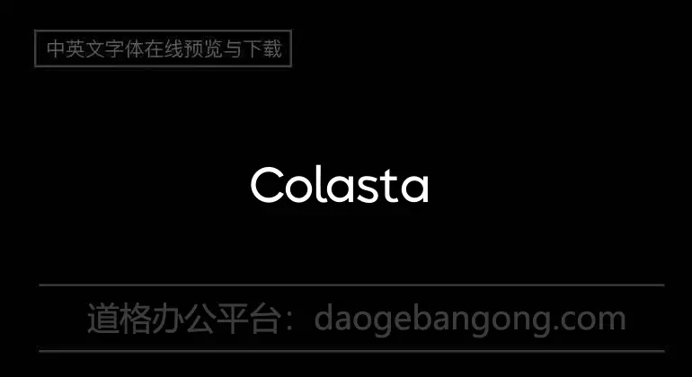 Colasta Font