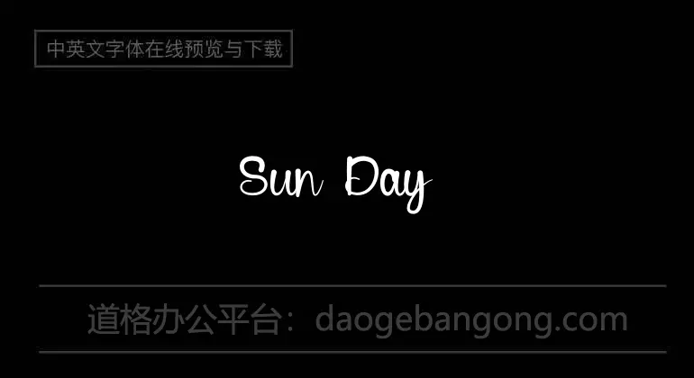 Sun Day Font