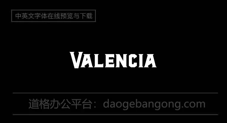 Valenciaga Font