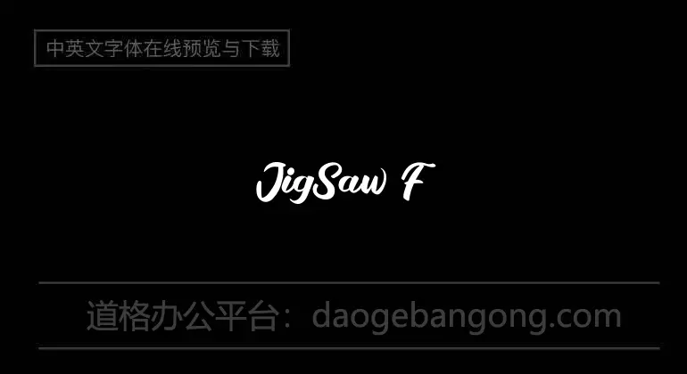 JigSaw Font