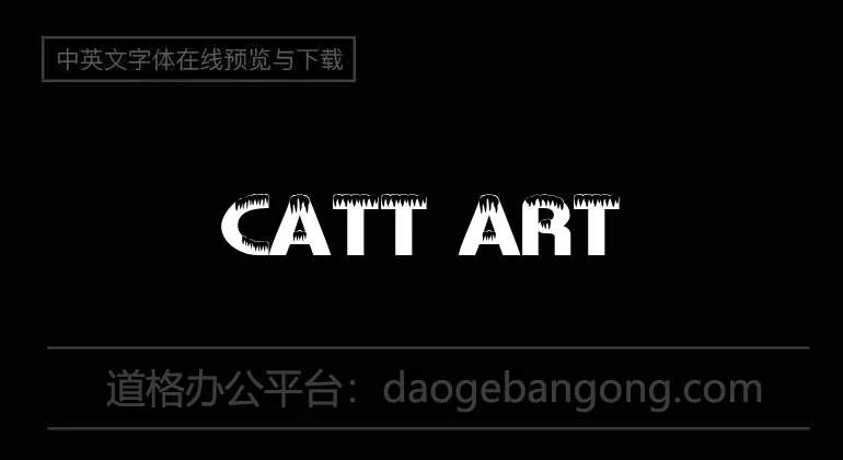 Catt Art Font