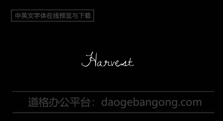 Harvest Barn Font