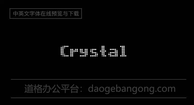 Crystal Deco Font
