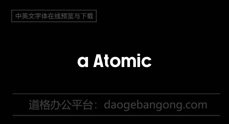 a Atomic Md Font