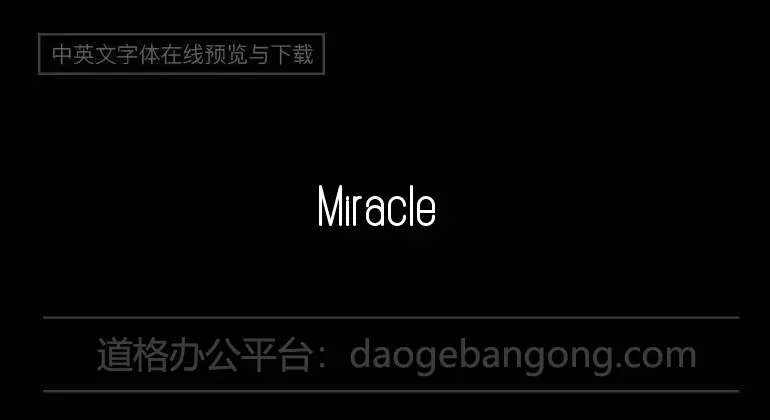 Miracle Of Christmas Font