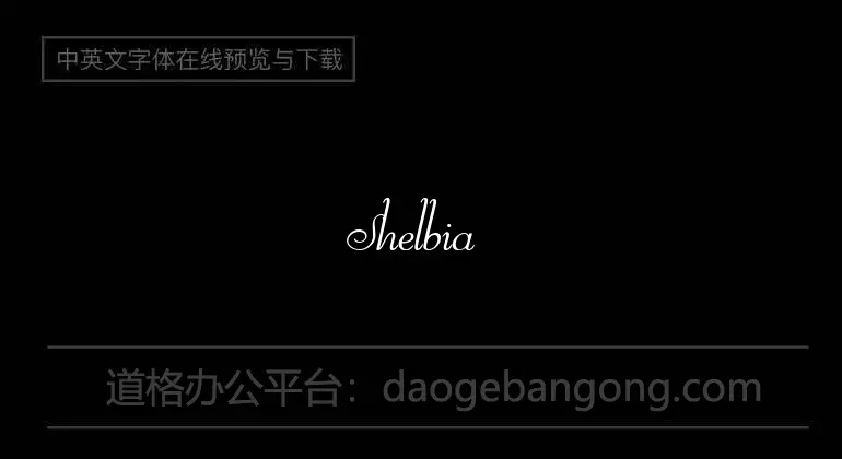 Shelbia Font