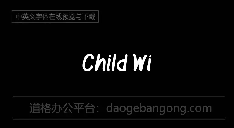 Child Witch Font