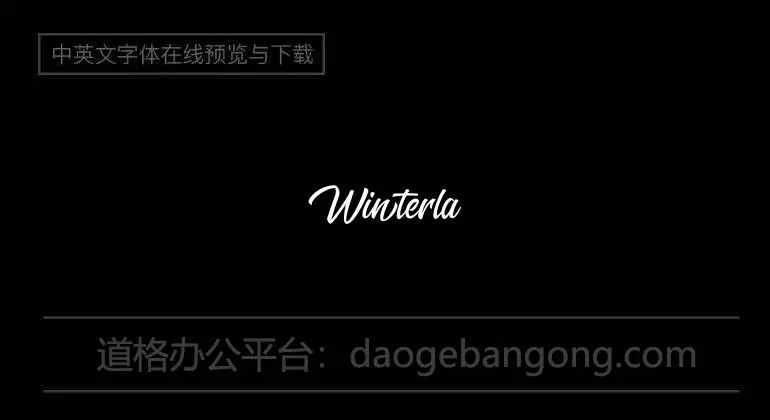 Winterland Font