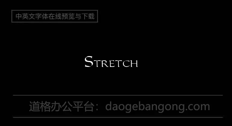 Stretch Font