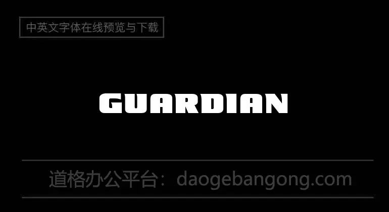 Guardians Font