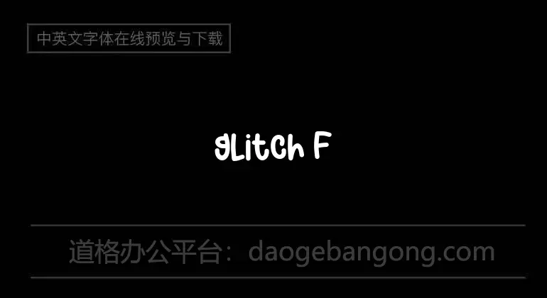 glitch Font
