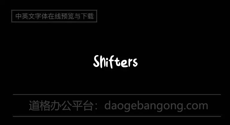 Shifters Font