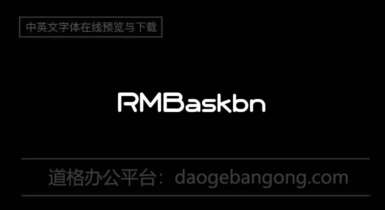 RMBaskbn Font