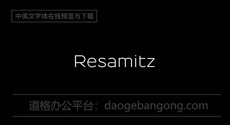Resamitz Font
