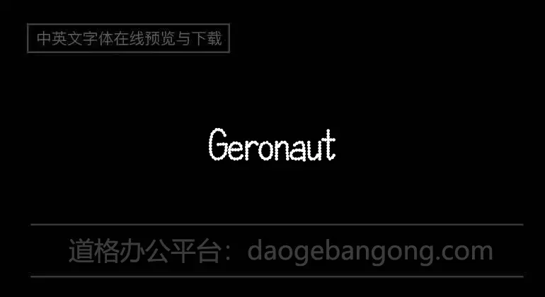 Geronauts Font