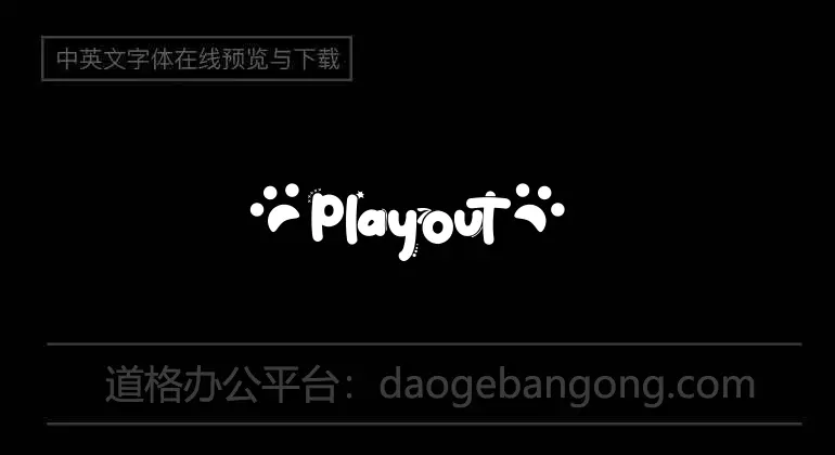 Playout Font