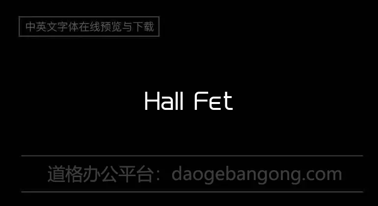 Hall Fetica Font