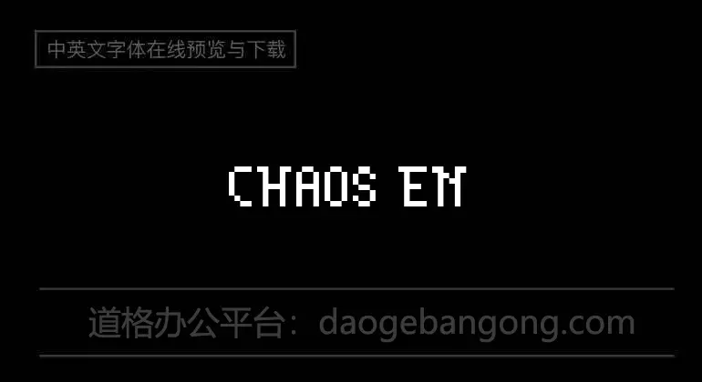 Chaos Engine Font