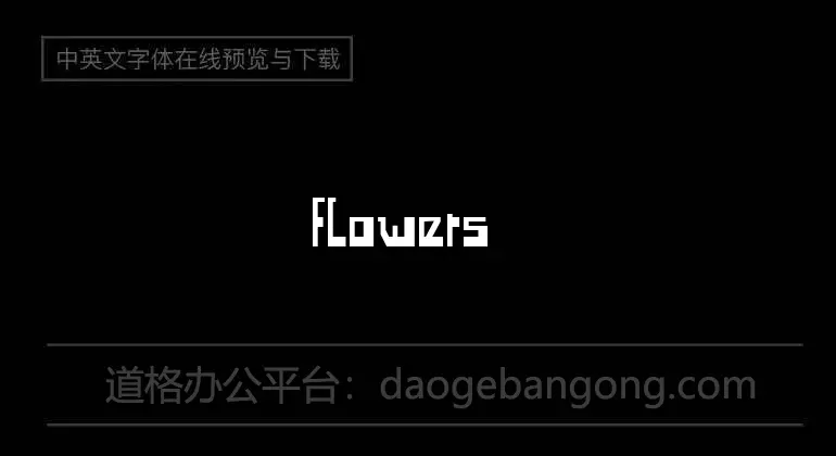 flowers Font