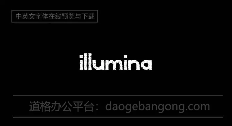 illuminate Font
