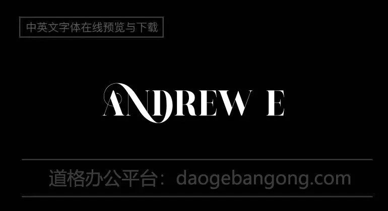 ANDREW ELEGANT Font