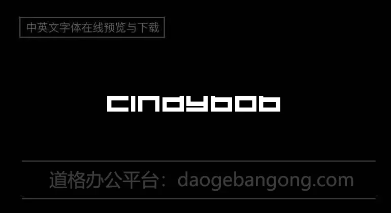 Cindybob Font