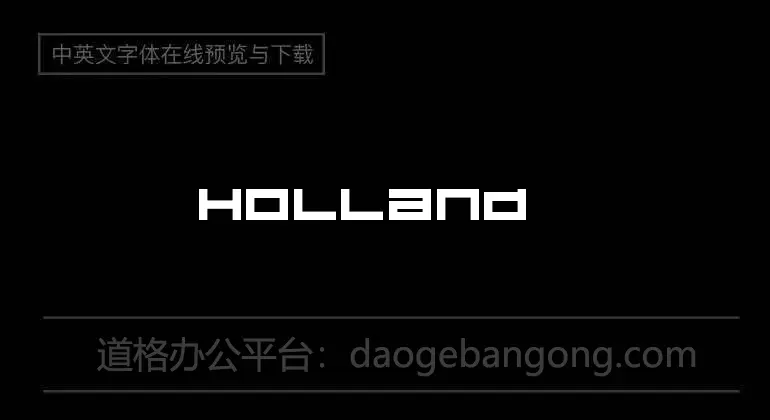 Holland Font