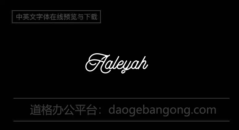 Aaleyah Font